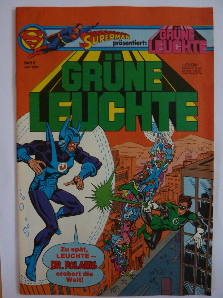 Superman präsentiert Grüne Leuchte Heft 6 Juni 1981 in Leutenbach