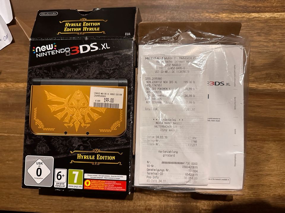 Nintendo 3DS XL HYRULE Edition ( inkl. Rechnung -> Erstbesitzer) in Reutlingen