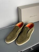 Santoni Detroit Loafer 42 grün Loro Piana Open Summer Walk NP 570 Münster (Westfalen) - Centrum Vorschau