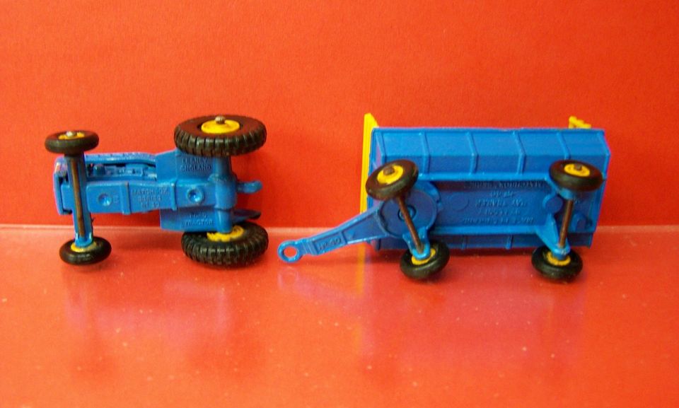 Matchbox Lesney ,Ford Traktor no.39 + Heu Anhänger no. 40 ** in Steinhöfel