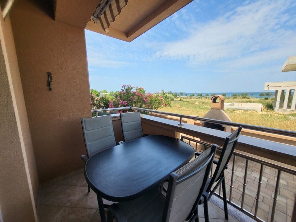 3Zi.Wohnung mit Garten und Meerblick in Zaton (Nin), Kroatien in