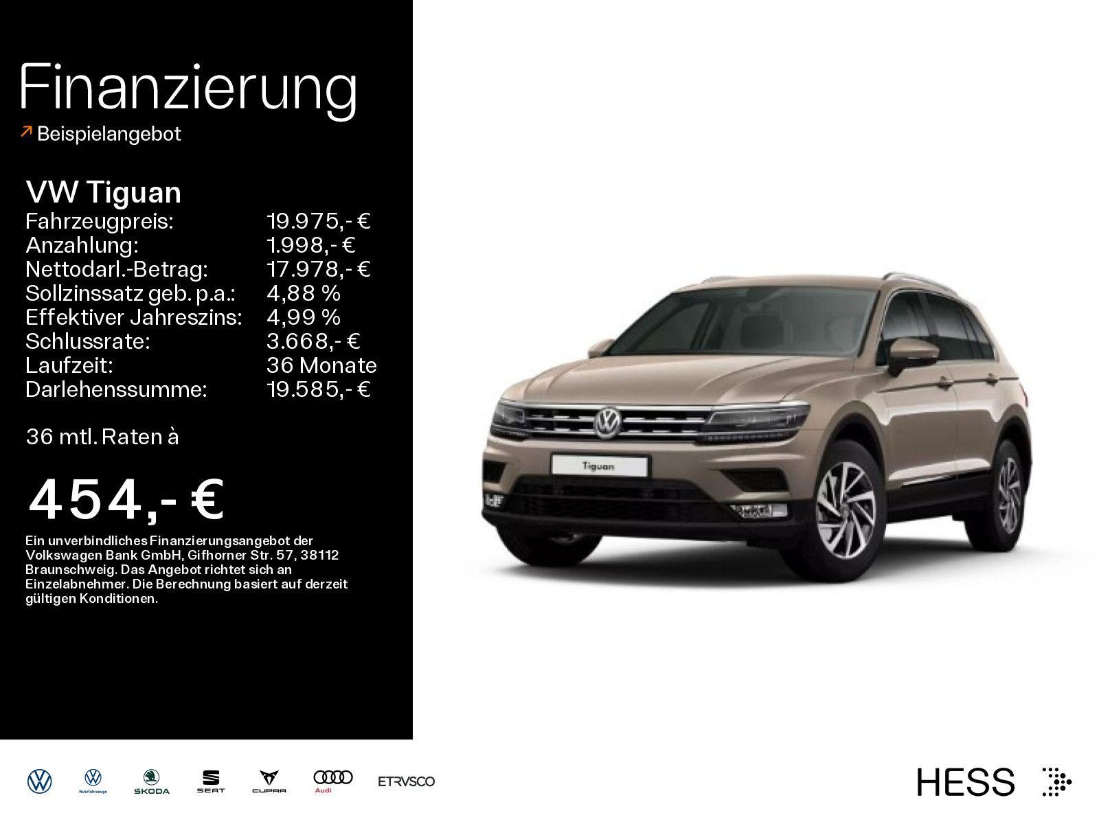Abbildung des Autos Volkswagen Tiguan Comfor…