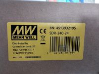 Meanwell Netzteil SDR-240-24, 10A, 24V Hutschiene NEU Sachsen - Göda Vorschau