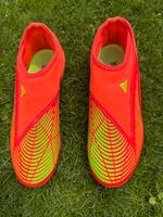 1 Paar Fußball Schuhe Orange von Adidas für Kinder Größe 38 Bayern - Kranzberg Vorschau