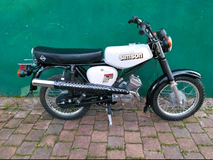 Simson S51 Enduro , Neuaufbau , Papiere , 12 Volt Vape Zündung in Nordhausen