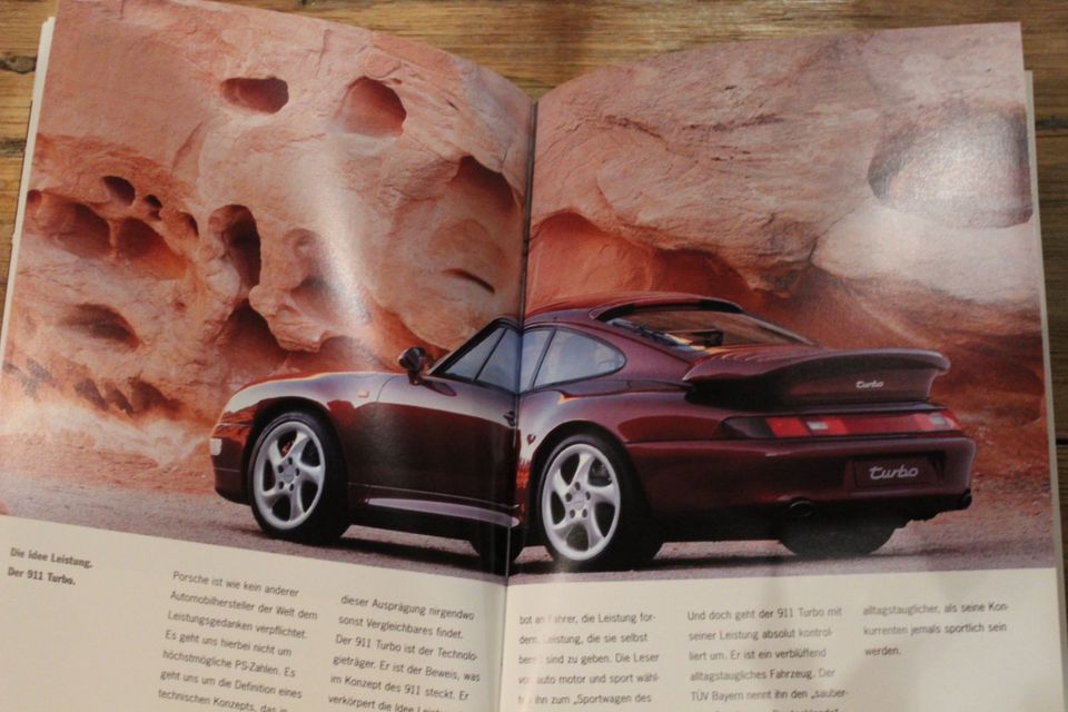 Die Idee 911  Porsche Prospekt / Buch 1996 in Issum