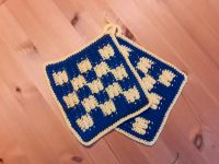 Topflappen ⭐ handmade ⭐ gehäkelt Niedersachsen - Stolzenau Vorschau