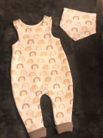 Baby Strampler Regenbogen, handmade, Geschenk, neu, Gr. 74 Nordrhein-Westfalen - Bedburg Vorschau