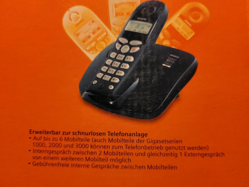 DECT Telefon Siemens Gigaset 4015s Classic mit Anrufbeantworter in Welver