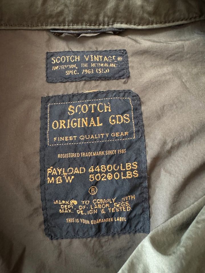 SCOTCH & SODA Jacke Gr.XL Regenjacke mit Kapuze olivgrün in Hannover