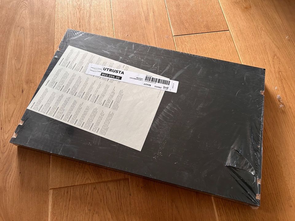 NEU - IKEA Küche 2x UTRUSTA Einlegeboden 60x37 Holzeffekt Schwarz in Wittgensdorf