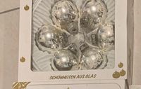 Weihnachtsschmuck in weiss/silber mit etwas Glitzer aus Glas Baden-Württemberg - Vaihingen an der Enz Vorschau