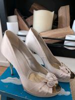 Peeptoes High Heels, Champagner, Gr 40 Harburg - Hamburg Fischbek Vorschau