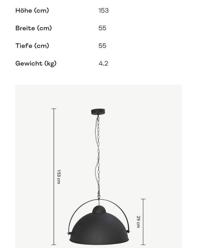 Große Pendelleuchte von Made *neu in Rostock