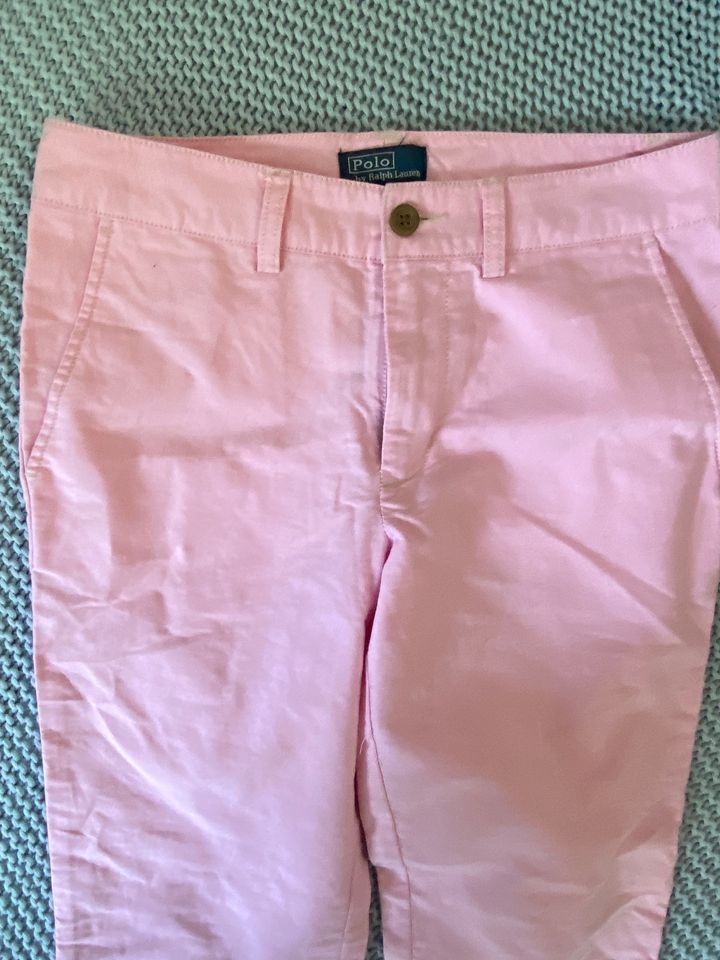 neue Polo Ralph Lauren Hose Sommerhose 12 146 152 rosa in Erding