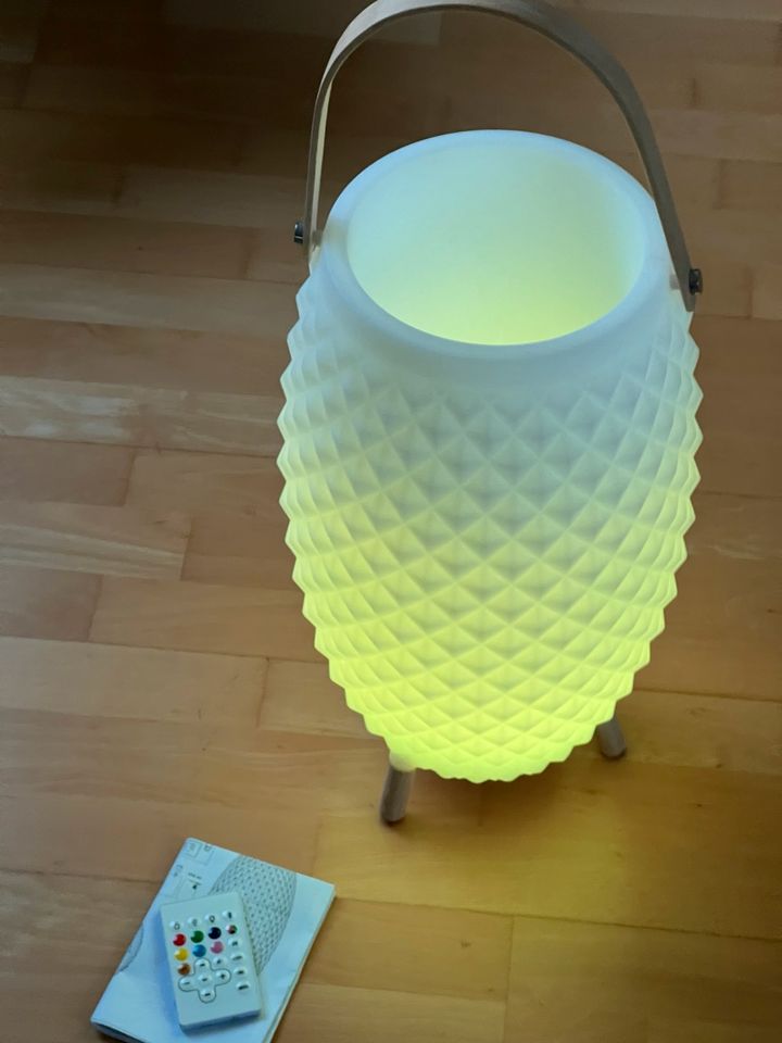 näve LED Sektkühler Außen-Stehlampe, Bluetooth, Lautsprecher in Köln