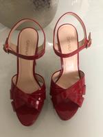 Schöne rote Lack Highheels Gr.38 Hessen - Erzhausen Vorschau