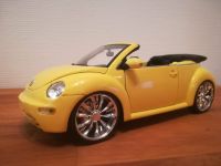 VW New Beetle Cabrio 1:18 gelb, Tuning Chromfelgen Tieferlegung Rheinland-Pfalz - Sankt Goarshausen  Vorschau