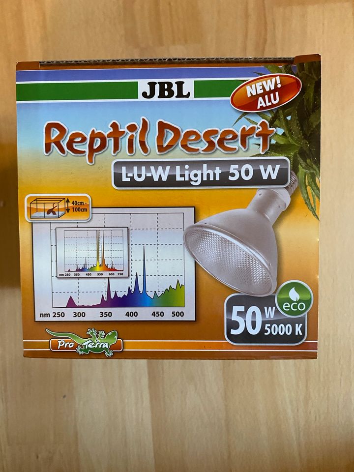 Licht-UV-Wärme Strahler 50W, Reptil Desert in Dresden