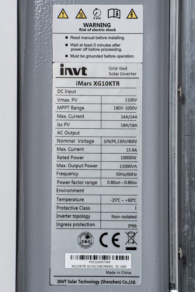 ON-GIRD - Wechselrichter INVT - 4KW,6KW,10KW,15KW - 3phasig + Wifi PV Anlage Solar in Delitzsch