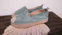 ♡ Espadrilles Slipper Young Spirit mintgrün Wildleder Boho ♡ Sachsen - Ostrau Vorschau