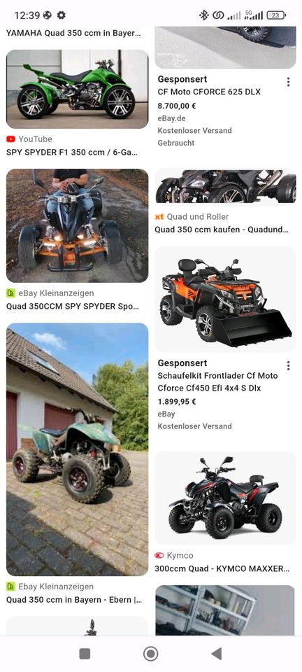 SUCHE Quad Yamaha Kymco Suzuki 250 350 in Duisburg