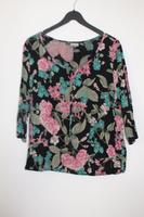 3/4 Arm Shirt Damen Laura Torelli 48 schwarz grün rosa neuwertig Bayern - Wurmsham Vorschau