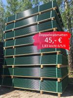 SONDERPOSTEN Doppelstabmatten Zaun 1,83 m grün zzgl. Pfosten Niedersachsen - Bad Bentheim Vorschau