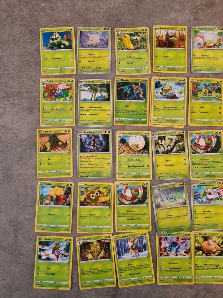 46 Original Pokémon Karten Typ Pflanze in Gehrden