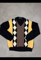 Vintage Lacoste Strickpullover mit Muster Size XL Schwarz Gelb We Baden-Württemberg - Buchen (Odenwald) Vorschau