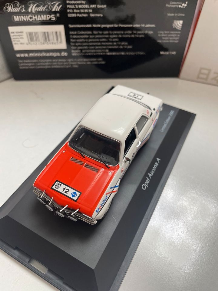 SCHUCO Greder Racing Opel Ascona-A Rallye 1:43 Modellauto in Hamburg