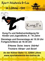 Kung Fu / Selbstverteidigung für Kinder ab 6 Jahre Nordrhein-Westfalen - Löhne Vorschau