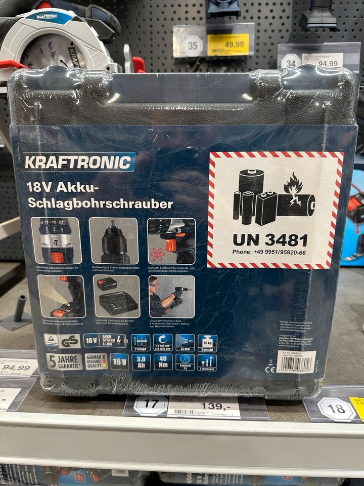 Kraftronic  Akku-Schlagbohrschrauber KT-ASB 18 Li BL in Rahden