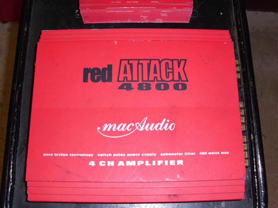 Mac Audio Red Attack 4800 und 2400 und Mac Quatro 30 300600 Watt in Sittensen