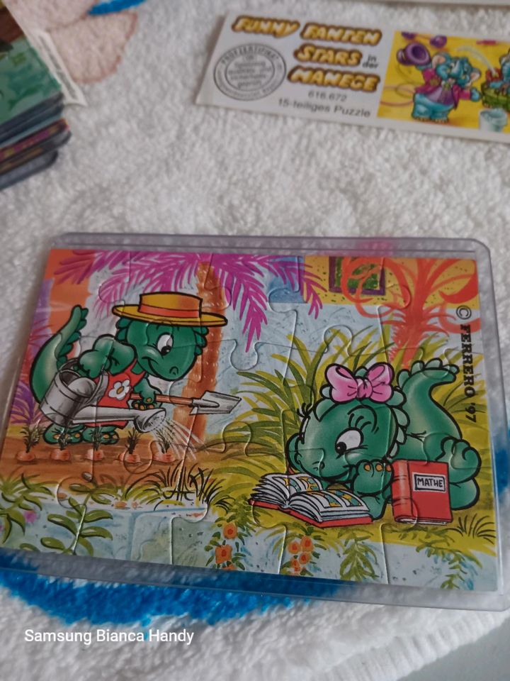 Ü Ei komplett Set mit Zettel oder Puzzle mit ze.und Schutz in Hürth