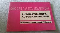 Zündapp AUTOMATIC-MOFA / -MOPED Bedienung und Pflege Anleitung Bayern - Sontheim Vorschau