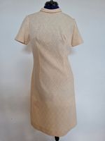 Vintage Kleid 60er 70er gold Glitzer handgeschneidert Sachsen - Wiednitz Vorschau