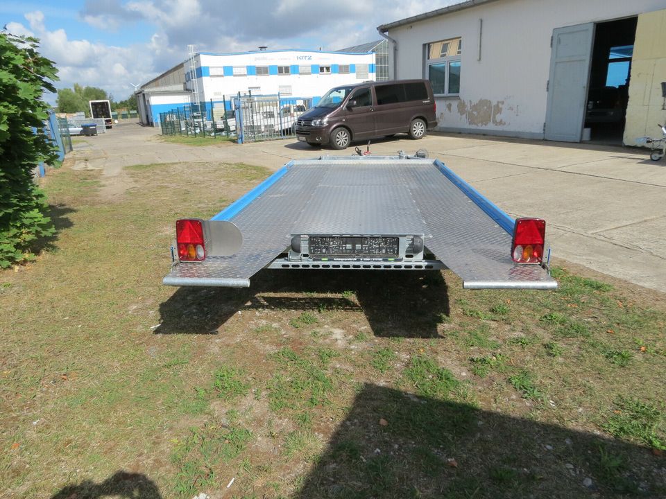 Mietanhänger ab 20€ Autotransporter Autotrailer 3500 Kg mit Gurte in Prenzlau