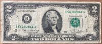 2 Dollar Schein | 1976 | moderater Zustand | Geprüft | selten Berlin - Treptow Vorschau