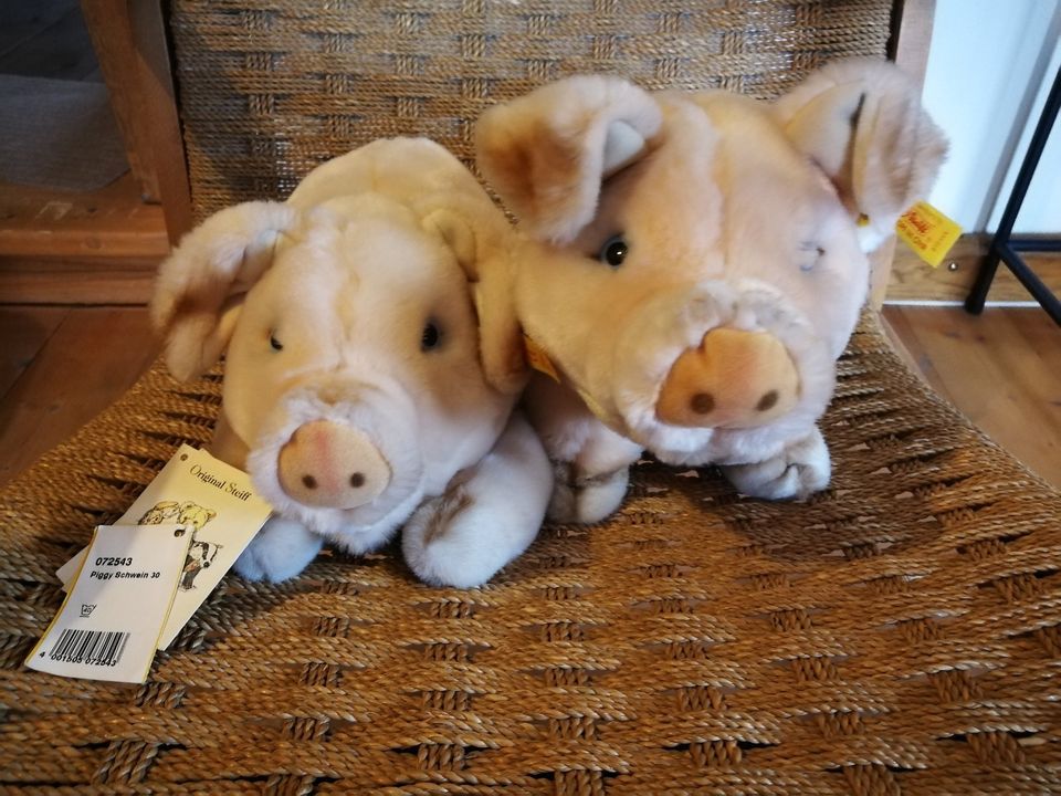 2 Steiff Schweine Piggy 072543 und 072444, 30 in Montabaur