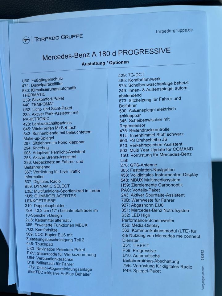 Mercedes-Benz A-Klasse A180d Progressive in St. Ingbert