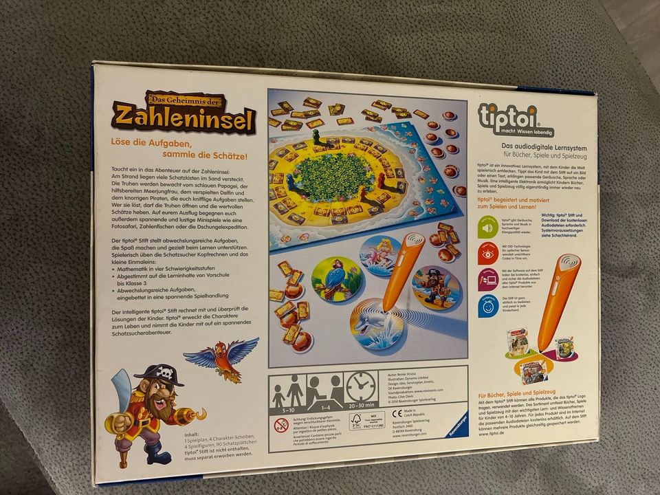 Tiptoi Das Geheimnis der Zahleninsel 5-10 Jahre Ravensburger in Horneburg