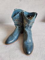 Blaue Stiefel aus Leder, Gr.41 Sendling - Obersendling Vorschau