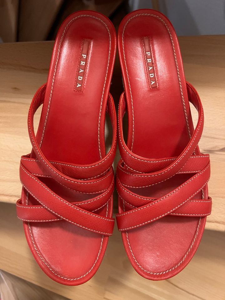 PRADA Wedges! Riemchensandalen! Original! 40! in Freising