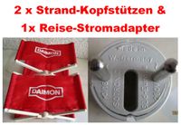 Strand-Kopfstützen ( 2 Stück ) und 1 St. Steckdosen-Reise-Adapter Stuttgart - Botnang Vorschau