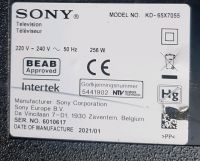 Sony Led TV 65 Zoll,Display gerissen Saarland - Heusweiler Vorschau