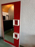 Spiegel Wand mit Ablage rot weiß Rheinland-Pfalz - Altrip Vorschau
