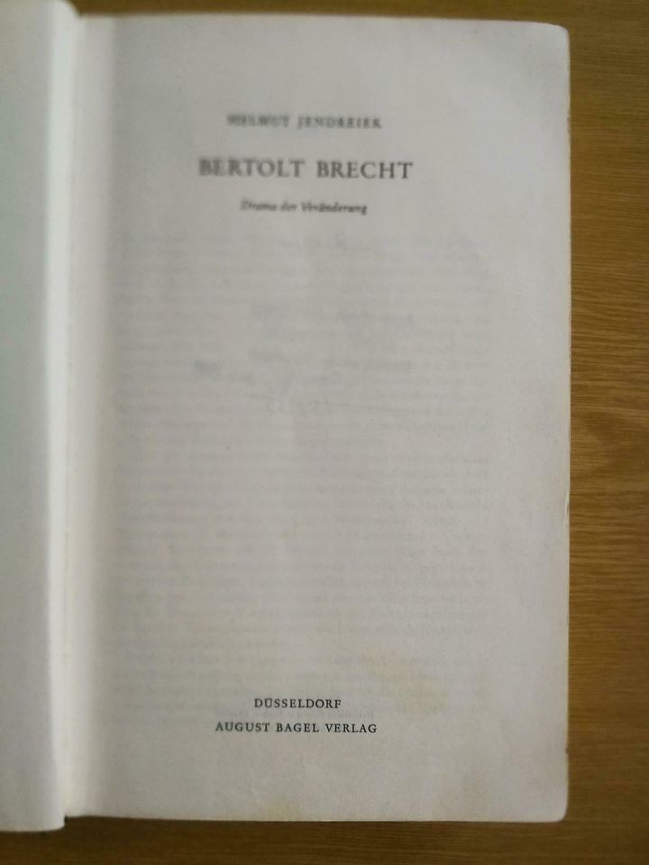 Konvolut Bertolt Brecht 1966/1969/1976 3 alte Bücher im Set in Heidenheim an der Brenz