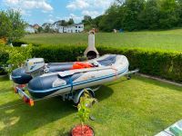 Schlauchboot mit Honda 6PS Motor und Harbeck-Trailer, gebraucht Baden-Württemberg - Bräunlingen Vorschau