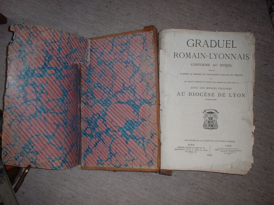 Bibel Graduale Buchdrucker Buchbinder Restauration s objekt in Freiburg im Breisgau